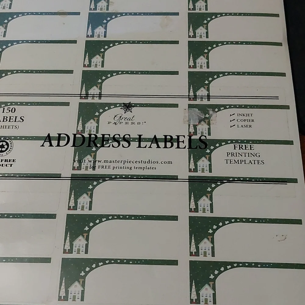 Address Labels 5 packs of 150 ea